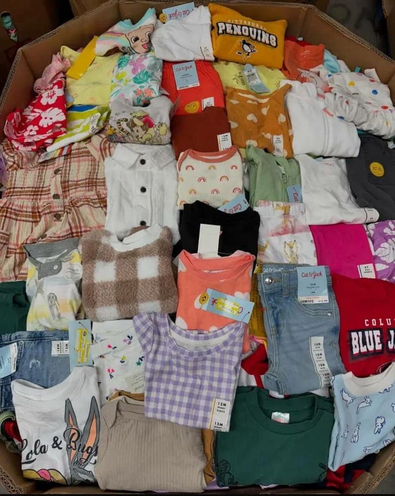 Mixed Kids Clothing liquidation pallet — 500 units, Grade A-B