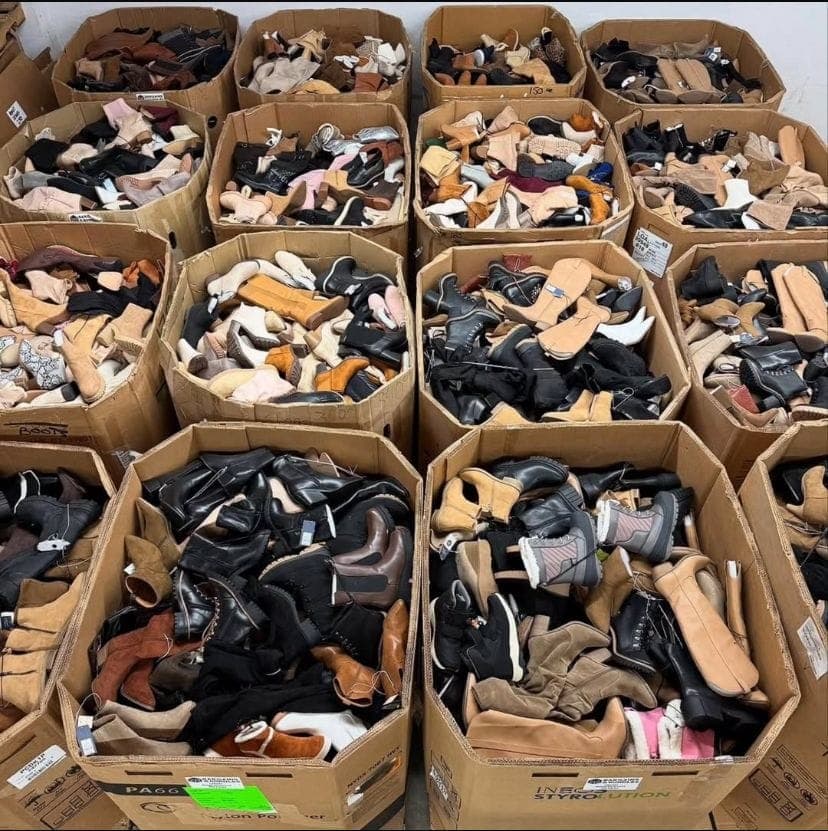 Womens Boots liquidation pallet — 100 pairs, Grade A